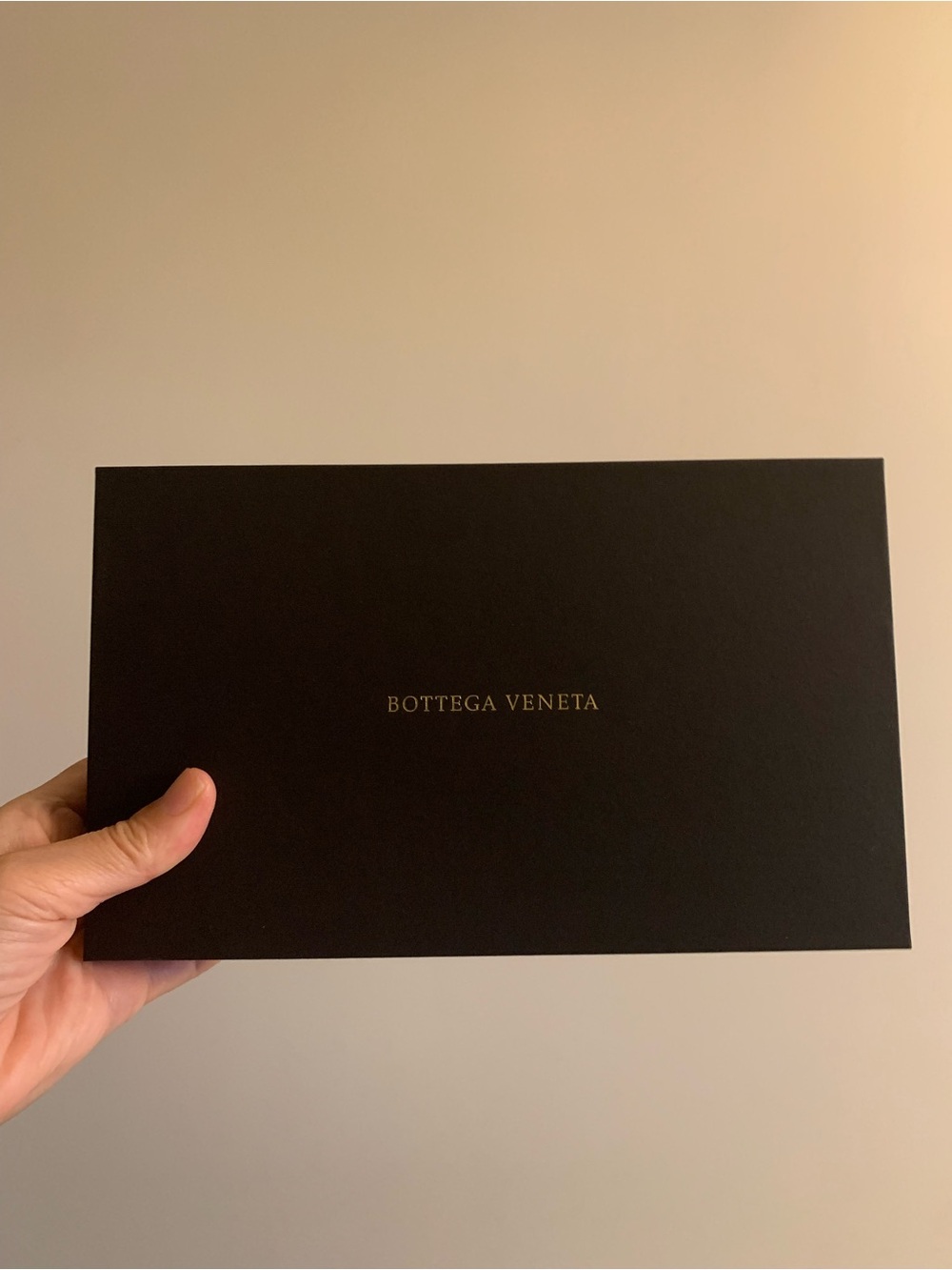 Bottega Veneta Brown Wallet Gift Box w/ Ribbon Strap Logo Luxury Packaging Excel